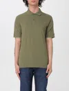 Paul & Shark Garment-dyed Cotton Polo Shirt In Green