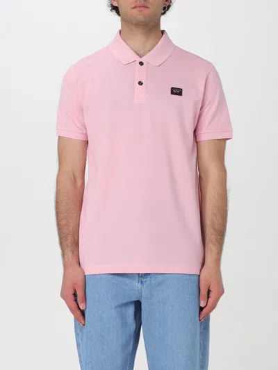 Paul & Shark Polo Shirt  Men Color Pink