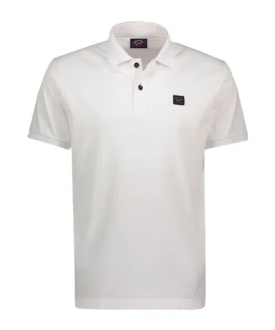 PAUL & SHARK POLO SHIRT WITH LOGO PATCH