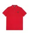 Paul & Shark Polo Shirt With Logo Sticker In Red