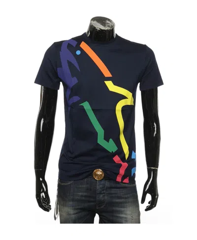 Paul & Shark Printed Short-sleeved T-shirt In Black