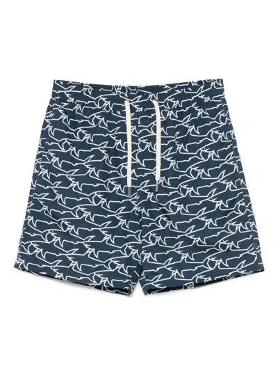 PAUL & SHARK PRINTED SWIM SHORTS