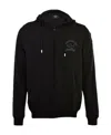 Paul & Shark Pull Rope Hooded Sweater In Black