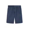 Paul & Shark Bermuda Cargo In Denim Raw In Blu Scuro Jeans
