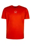 Paul & Shark Front Logo Print T-shirt In Red