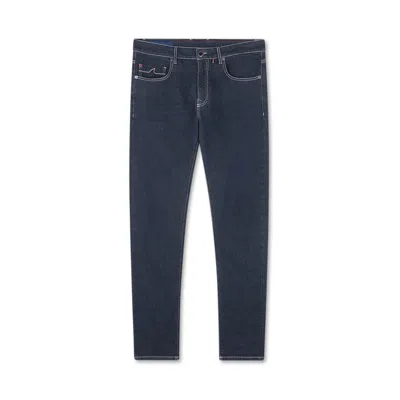 Paul & Shark Jeans Red Rivet In Giza Cotton Denim Stretch In Blu Medio Jeans