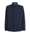 Paul & Shark Reversible Typhoon Platinum Jacket In Blue