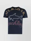 Paul & Shark Ribbed Collar Crew-neck T-shirt