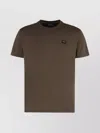 Paul & Shark Ribbed Crew-neck T-shirt In Cotton