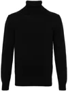 Paul & Shark Wool Turtleneck In Black