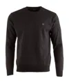 Paul & Shark Round-neck Sweater In Black