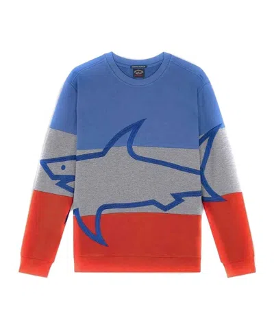 Paul & Shark Round-neck Sweater In Multicolor