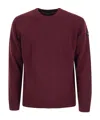 Paul & Shark Round Neck Sweater In Red