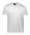 Paul & Shark V-collar Short-sleeved T-shirt In White