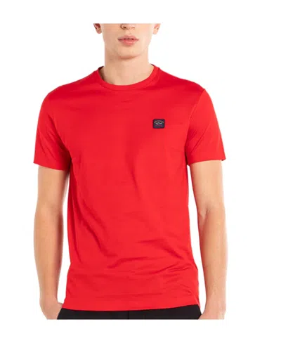 Paul & Shark Round-necked T-shirt In Red