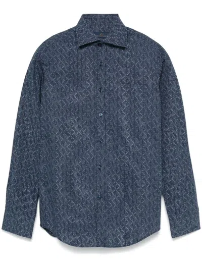 Paul & Shark Save The Sea Shirt In Blau