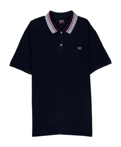 Paul & Shark Save The Seas Polo Shirt In Black