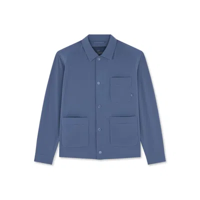 Paul & Shark Shacket Dynamic Stretch In Avio