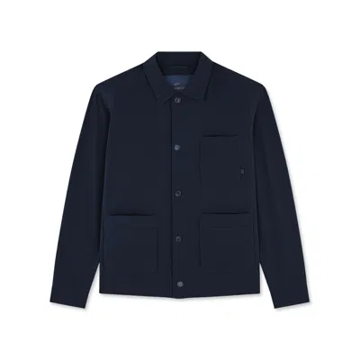 Paul & Shark Shacket Dynamic Stretch In Blu