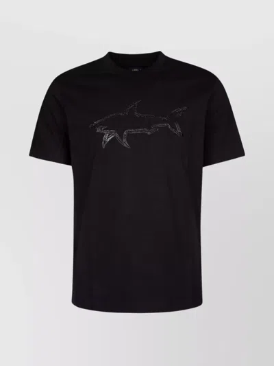 Paul & Shark Shark Graphic Crew Neck Short Sleeve T-shirt