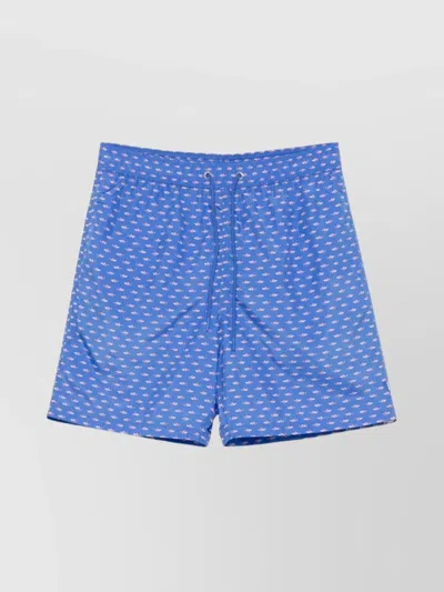 PAUL & SHARK SHARK PRINT SWIM SHORTS