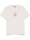 Paul & Shark Shark-print T-shirt In Neutrals