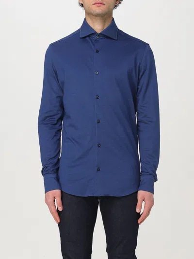 Paul & Shark Shirt  Men Color Blue