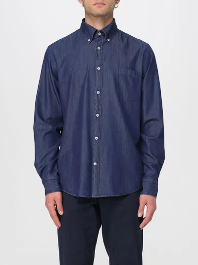 PAUL & SHARK SHIRT PAUL & SHARK MEN COLOR BLUE,H05342009