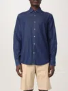 Paul & Shark Shirt  Men Color Denim In Denim