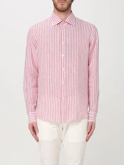 Paul & Shark Shirt  Men Color Salmon