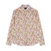 Paul & Shark Shirt With Archive Floral Print In Stampa Fiori Multicolor