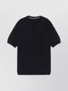 Paul & Shark Short Sleeve Crew Neck Top In Black