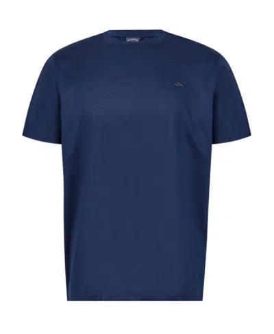 Paul & Shark Short Sleeve Embroidered Logo T-shirt In Blue