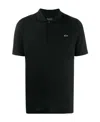 Paul & Shark Short Sleeve Logo Polo Shirt In Black