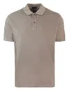 Paul & Shark Short-sleeve Polo Shirt In Neutrals