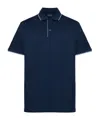 Paul & Shark Short-sleeved Polo Shirt In Black