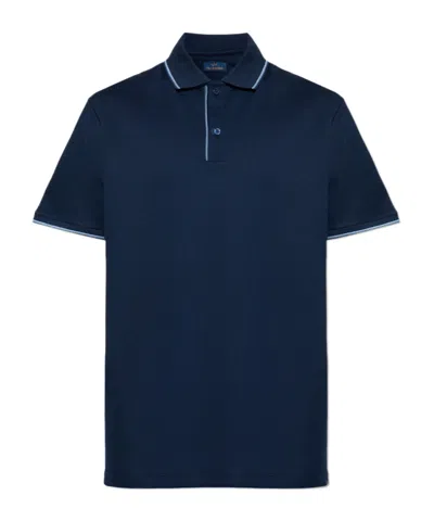 Paul & Shark Short-sleeved Polo Shirt In Black