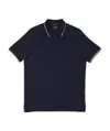 Paul & Shark Short-sleeved Polo Shirt In Black