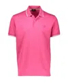 Paul & Shark Short-sleeved Polo Shirt In Pink
