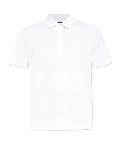 Paul & Shark Short-sleeved Polo Shirt In White