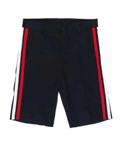 Paul & Shark Side Striped Shorts In Black