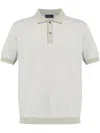 Paul & Shark Silk-blend Polo Shirt In Grey