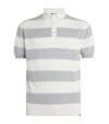 Paul & Shark Silk-cotton Stripe Polo Shirt In Multi