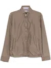 Paul & Shark Silk Jacket In Green
