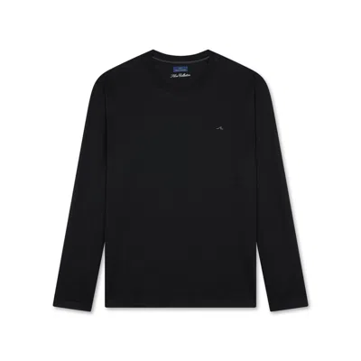 Paul & Shark T-shirt Silver In Cotone Perlé In Nero