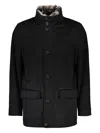 Paul & Shark Single-breasted Coat In Black