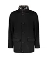 Paul & Shark Single-breasted Coat In Black