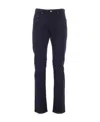 Paul & Shark Slim-cut Straight Trousers In Black