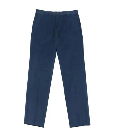 Paul & Shark Straight Casual Pants In Blue