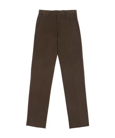 Paul & Shark Straight Casual Pants In Green